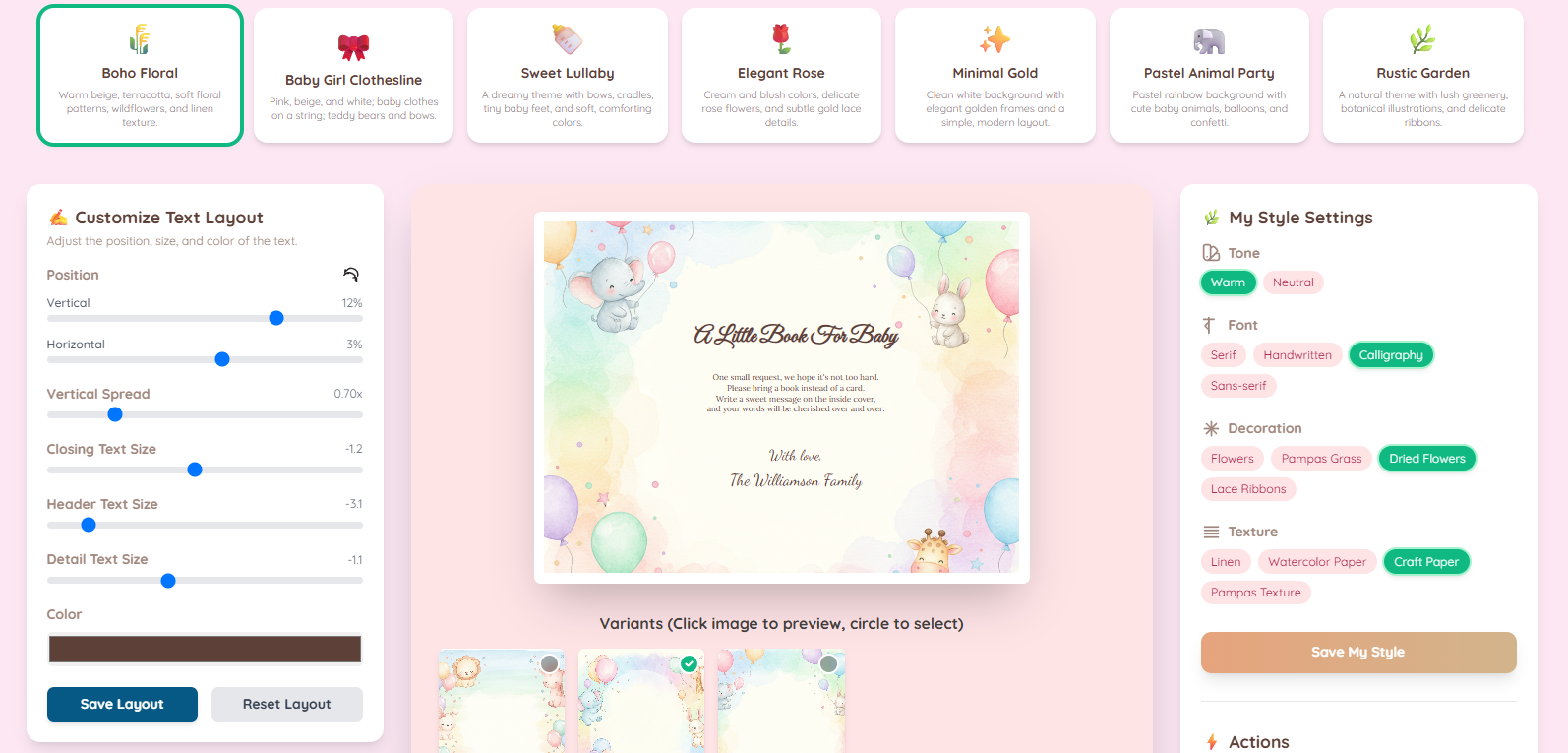 InviteaBloom AI Preview