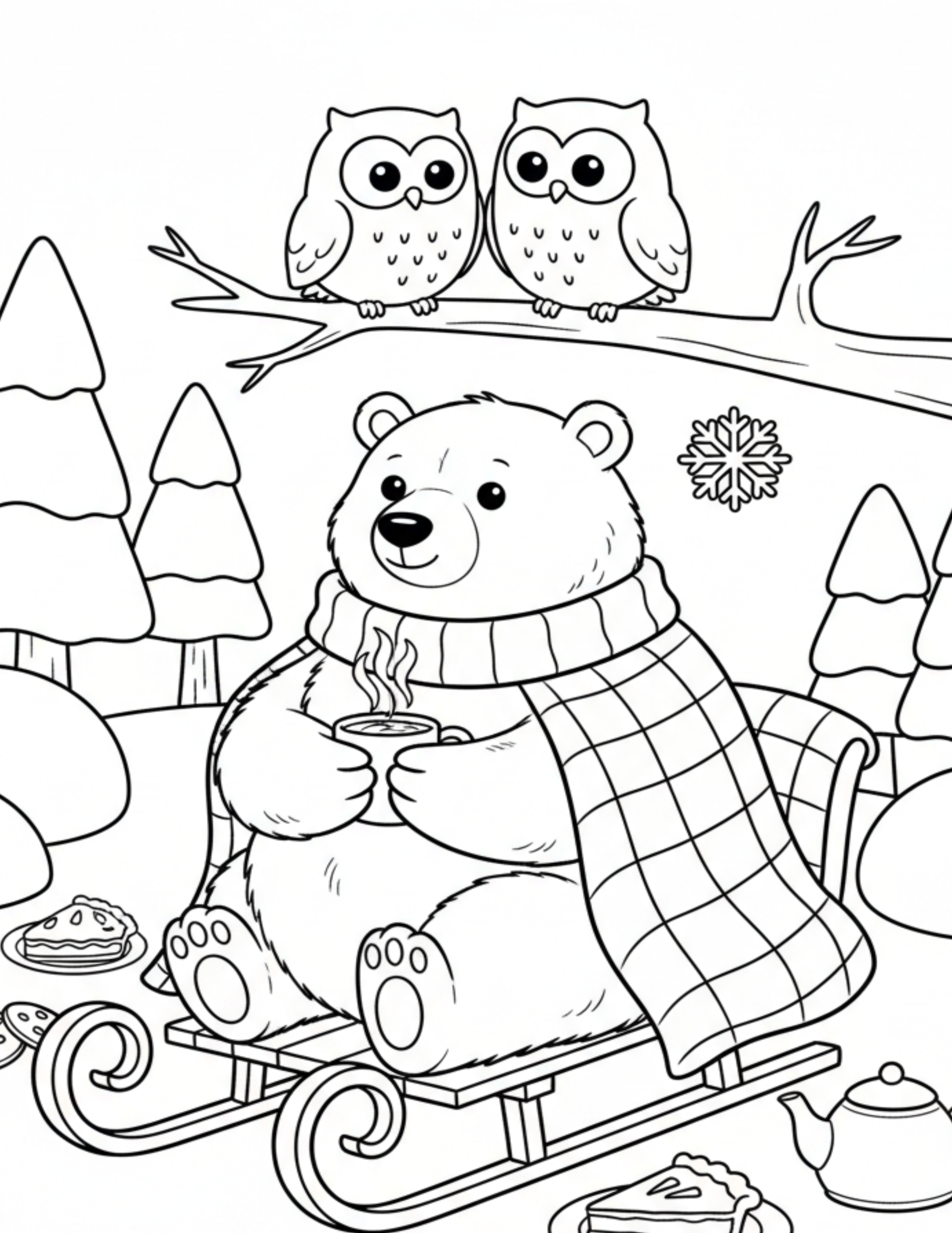 Page 2 Tucked Into Thick Plaid Blankets Atop A Vintage Sled Scaled