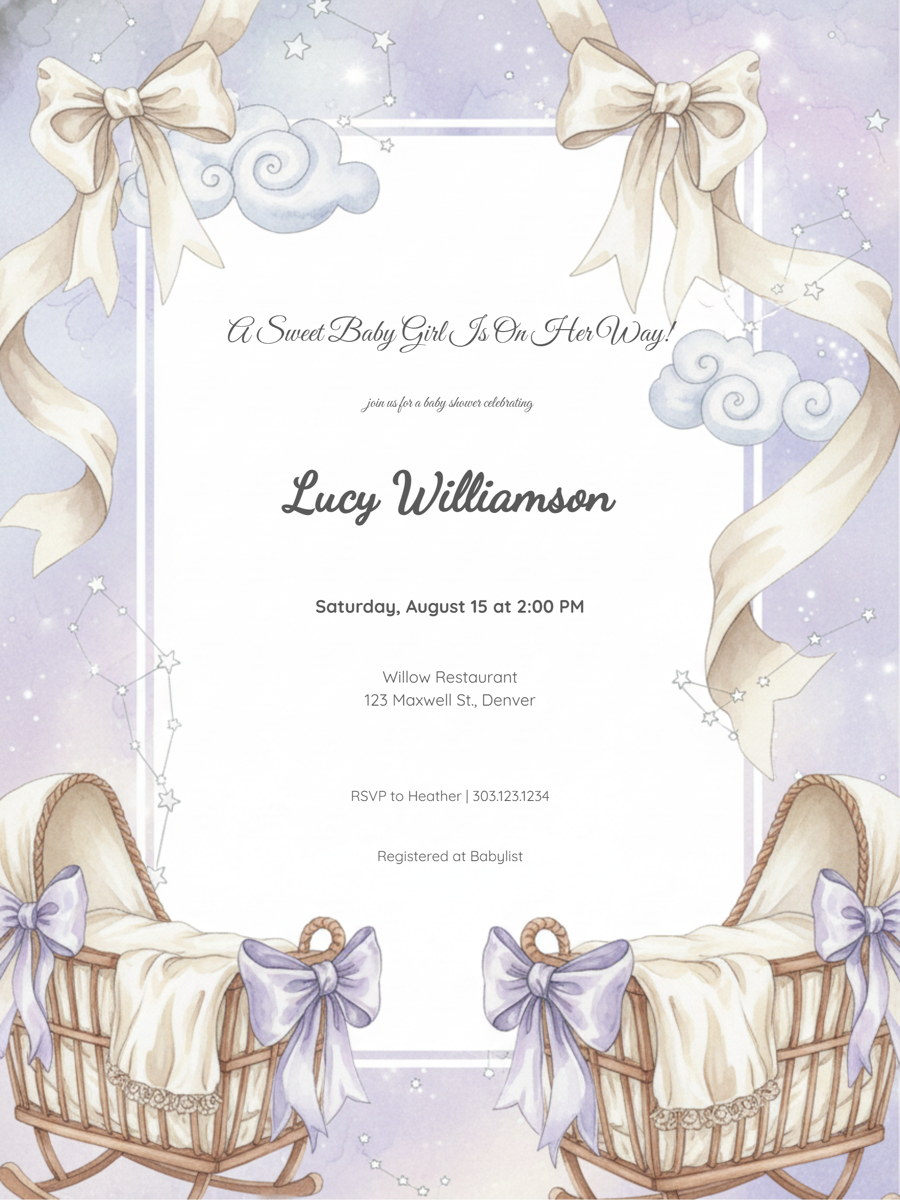 Inviteabloom Sweet Lullaby