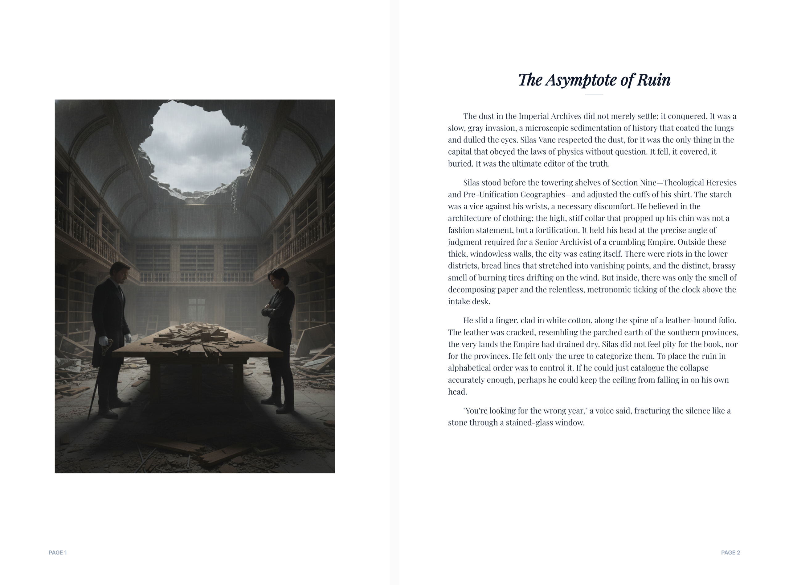 Book Spread Sample